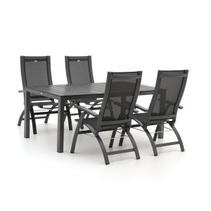 Hartman Primo/Fidenza 183cm dining tuinset 5-delig verstelbaar - Laagste prijsgarantie!