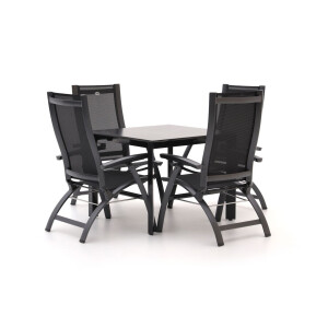 Hartman Primo/Sestino 90cm dining tuinset 5-delig verstelbaar - Laagste prijsgarantie!