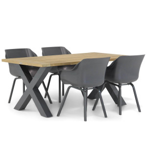 Hartman Sophie element/Cardiff 180 cm dining tuinset 5-delig