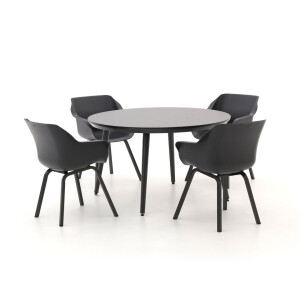 Hartman Sophie Element/Studio ø128cm dining tuinset 5-delig - Laagste prijsgarantie!