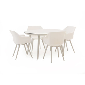 Hartman Sophie Studio ø128cm dining tuinset 5-delig - Laagste prijsgarantie!