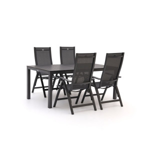 Hartman Troy/Fidenza 183cm dining tuinset 5-delig verstelbaar - Laagste prijsgarantie!