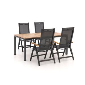 Hartman Troy/Linosa 180cm dining tuinset 5-delig verstelbaar - Laagste prijsgarantie!