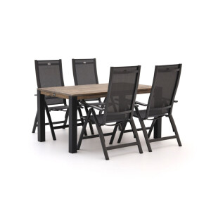Hartman Troy/ROUGH-S 160cm dining tuinset 5-delig verstelbaar - Laagste prijsgarantie!