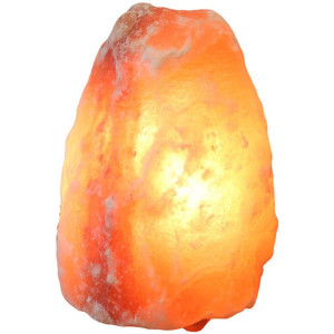 HIMALAYA SALT DREAMS Zoutkristal-tafellamp Rock Met de hand gemaakt - iedere steen is uniek, H: ca.18 cm, ca.2-3 kg (1 stuk)