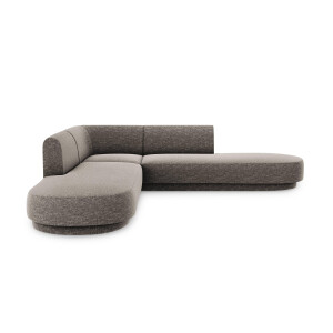 Hoekbank Miley open chenille | Micadoni Limited Edition