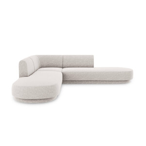 Hoekbank Miley open chenille | Micadoni Limited Edition