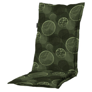 Tuinkussen hoge rug   Circle green