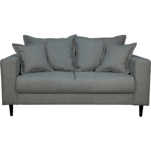 Home affaire 2-zitsbank VEYRAS hoog zitcomfort, incl. sierkussens met bies, b/d/h: 162/84/76 cm