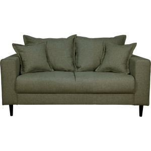 Home affaire 2-zitsbank VEYRAS hoog zitcomfort, incl. sierkussens met bies, b/d/h: 162/84/76 cm