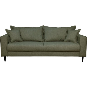 Home affaire 3-zitsbank VEYRAS hoog zitcomfort, incl. 2 sierkussens met bies, b/d/h: 212/84/76 cm