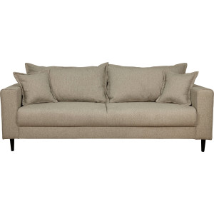 Home affaire 3-zitsbank VEYRAS hoog zitcomfort, incl. 2 sierkussens met bies, b/d/h: 212/84/76 cm