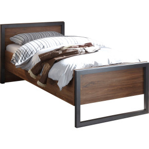 Home affaire Bed Detroit in 3 breedten, in trendy industriële look