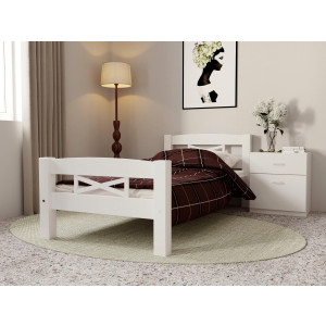 Home affaire Bed Wilma, 90 x 200 cm en 180 x 200 cm Massief hout (grenen), landelijke stijl in Scandinavisch design