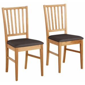 Home affaire Eetkamerstoel Ruanda in set van 2, 4 of 6, houten stoel (set)