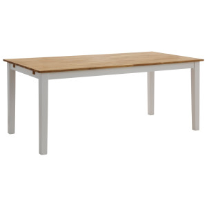 Home affaire Eettafel Samba van massief beukenhout, 140 cm of 180 cm, verlengbaar