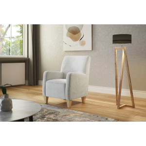 Home affaire Fauteuil Viva met binnenvering, met beukenhouten poten