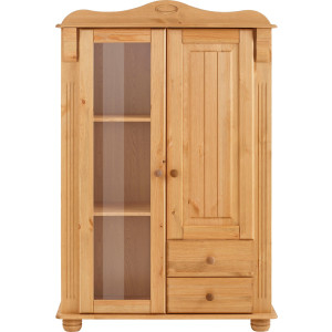 Home affaire Highboard ADELE Opbergkast, 2-deurs, hoogte 135 cm, van massief dennenhout, FSC