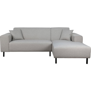 Home affaire Hoekbank ARROS L-vorm incl. losse sierkussens, afmetingen bxdxh: 235x163x81 cm, ook in ribfluweel