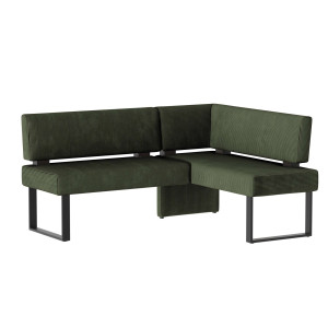 Home affaire Hoekbank Oliver met metalen frame, keukenbank verschillende hoezen cord eetkamerbank ottos choice