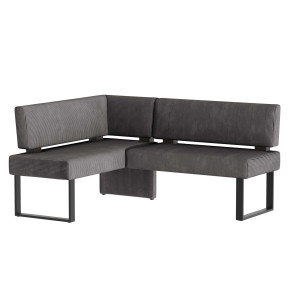 Home affaire Hoekbank Oliver met metalen frame, keukenbank verschillende hoezen cord eetkamerbank ottos choice