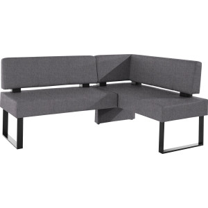 Home affaire Hoekbank Oliver met metalen frame, keukenbank verschillende hoezen cord eetkamerbank ottos choice