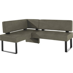 Home affaire Hoekbank Oliver met metalen frame, keukenbank verschillende hoezen cord eetkamerbank ottos choice