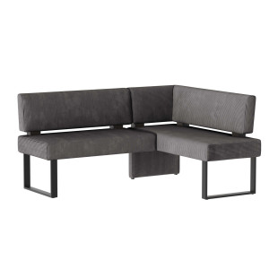 Home affaire Hoekbank Oliver met metalen frame, keukenbank verschillende hoezen cord eetkamerbank ottos choice