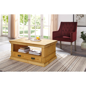 Home affaire Salontafel Vinales Breedte 100 cm, met 1 lade