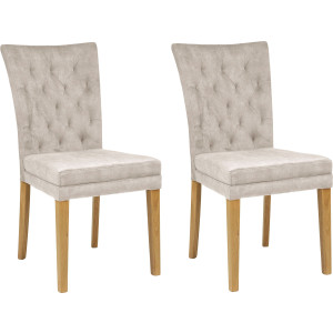 Home affaire Eetkamerstoel Colorado BESTSELLER Polsterstoel Poten in eiken of noten. In set van 2, 4 of 6