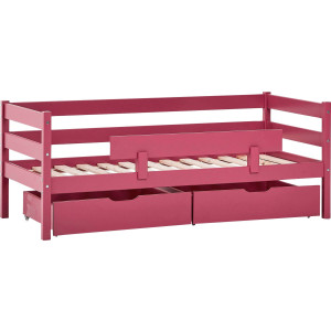 Hoppekids 1-persoonsledikant ECO Comfort kinderbed, massief grenenhout, tienerbed inclusief lattenbodem (set)