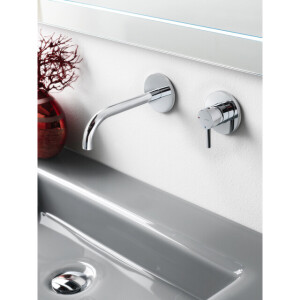 Hotbath Laddy inbouw wastafelmengkraan - incl inbouwdeel - chroom L005JCR