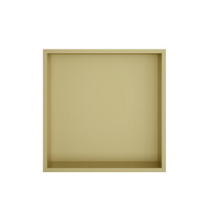 Hotbath &MORE Inbouwbox of inbouwnis - 30x30x10 - Geborsteld messing PVD BOX030BBP