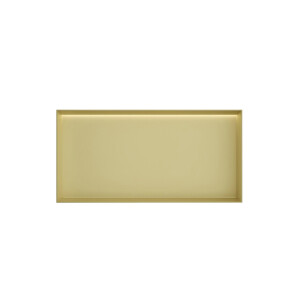 Hotbath &MORE Inbouwbox of inbouwnis - 30x60x10 - frameless + LED - Geborsteld messing PVD BOX060FLBBP