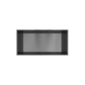 Hotbath &MORE Inbouwbox of inbouwnis - 30x60x10 - Geborsteld gunmetal PVD BOX060BGP