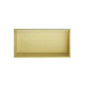 Hotbath &MORE Inbouwbox of inbouwnis - 30x60x10 - with LED IP44 - Geborsteld messing PVD BOX060LBBP