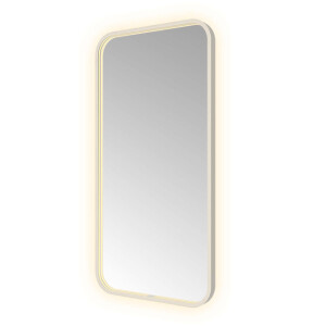 Hotbath &MORE Spiegel direct en indirect LED spiegelverwarming color changing dimbaar met afstandsbediening RVS 316 SSQ510IX