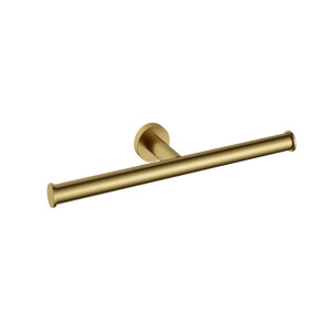 Hotbath &MORE Toiletrolhouder dubbel BBP Geborsteld messing PVD BAA05BBP