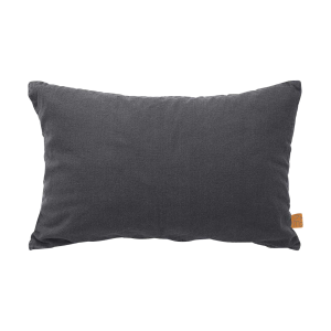 Maud sierkussen zwart antraciet - 40 x 60 cm