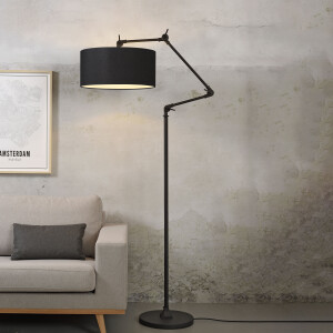 its about RoMi Vloerlamp 'Amsterdam' 190cm, kleur Zwart