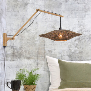 GOOD&MOJO Wandlamp 'Bali' Large, Bamboe, kleur Naturel