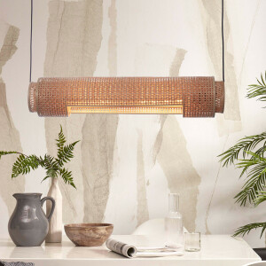 GOOD&MOJO Hanglamp 'Bhutan' Bamboe, 85cm, kleur Naturel