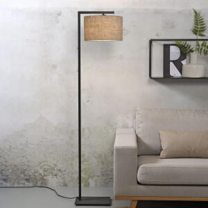 its about RoMi Vloerlamp 'Boston' 160cm, kleur Donkerbeige