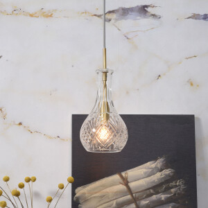 its about RoMi Hanglamp 'Brussels' Druppel, Glas, kleur Goud