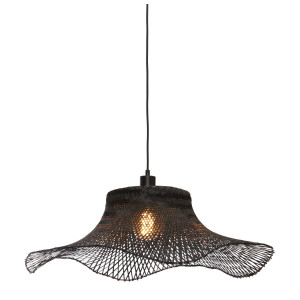 GOOD&MOJO Hanglamp 'Ibiza' Bamboe, 65cm, kleur Zwart