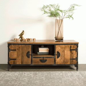 Tower Living TV-meubel 'Basto' 150cm, Mangohout