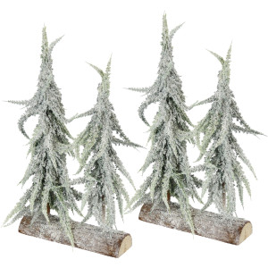 I.GE.A. Deco-boom Kerstdecoratie, kerstboom (set, 2 stuks)