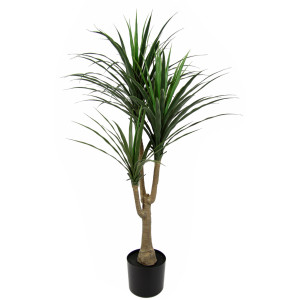 I.GE.A. Kunstboom Draakpalm in pot kunstmatig plant drakenpalm kamerplanten (1 stuk)