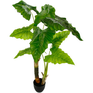 I.GE.A. Kunstplant Bladplant in een plastic pot (1 stuk)