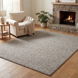 Vloerkleed Rocco - Grijs 150x80cm - Polypropyleen - Dekbed-Discounter.nl